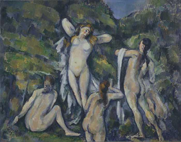 Paul Cezanne Women Bathing Norge oil painting art